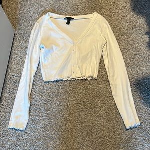 Forever 21 Long Sleeve crop top